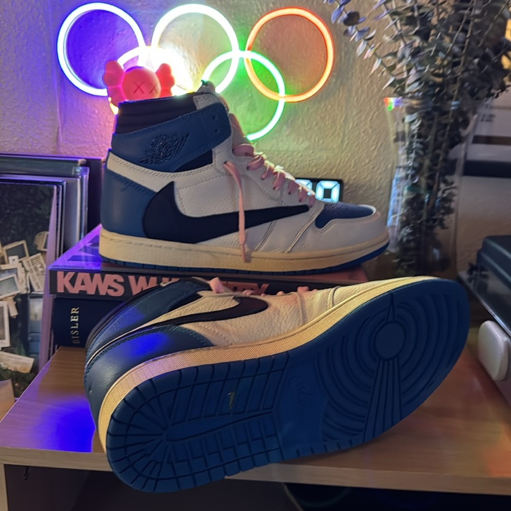 Jordan 1 Retro High Tops Og Sp Fragment X Travis … - image 1